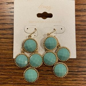 Icing statement earrings